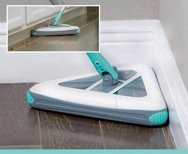 Rechargable triangular floor sweeper, cordless (1)